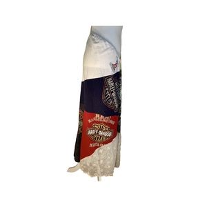 Harley Davidson themed custom skirt
